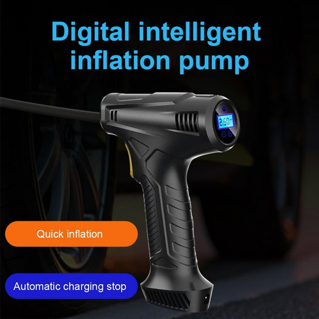 Swtroom Tire Inflator Portable Air Compressor, 150 PSI Car Tire Pump with Digital LED Light DC 12V Electric Car Air Pump for Car Tires and Other Inflatables