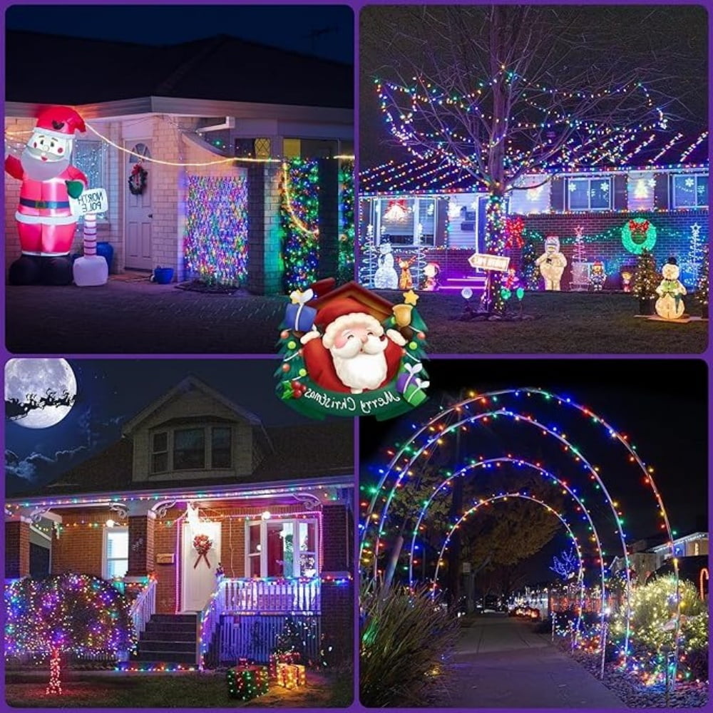 200 LED Solar String Lights for Outside, 75ft 8 Modes Solar Christmas Lights Waterproof Solar Fairy Lights for Outdoor & Indoor Decoration, Multicolor