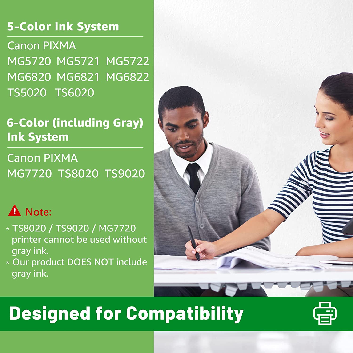 GREENSKY Compatible Ink Cartridge Replacement for Canon 270XL 271XL to use with PIXMA MG7720 MG6820 MG5720 TS9020 TS6020 MG6821 MG5722 Printer (2 PGBlack,2 Black,2 Cyan,2 Magenta,2 Yellow-10 Pack)