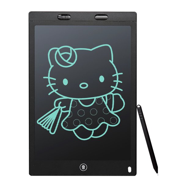 LCD Writing Tablet SWTROOM Doodle Board 8.5 in Colorful Drawing Pad for 3 4 5 6 7 Year Old Girls Boys Black