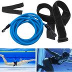 Swimming Belt Training Tether Swim Stationary Resistance Bungee Cords for Adults Kids