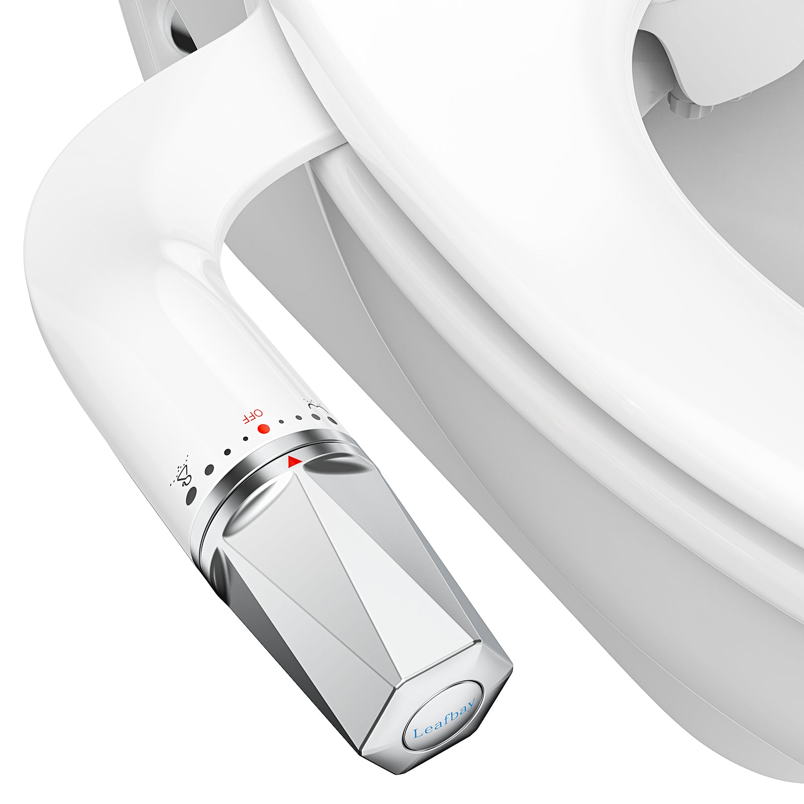 Bidet Toilet Seat Attachment, Non-Electric Self Cleaning Bidet with Posterior & Feminine Wash, Bidet for Toilet with Adjustable Water Pressure and Brass Inlet