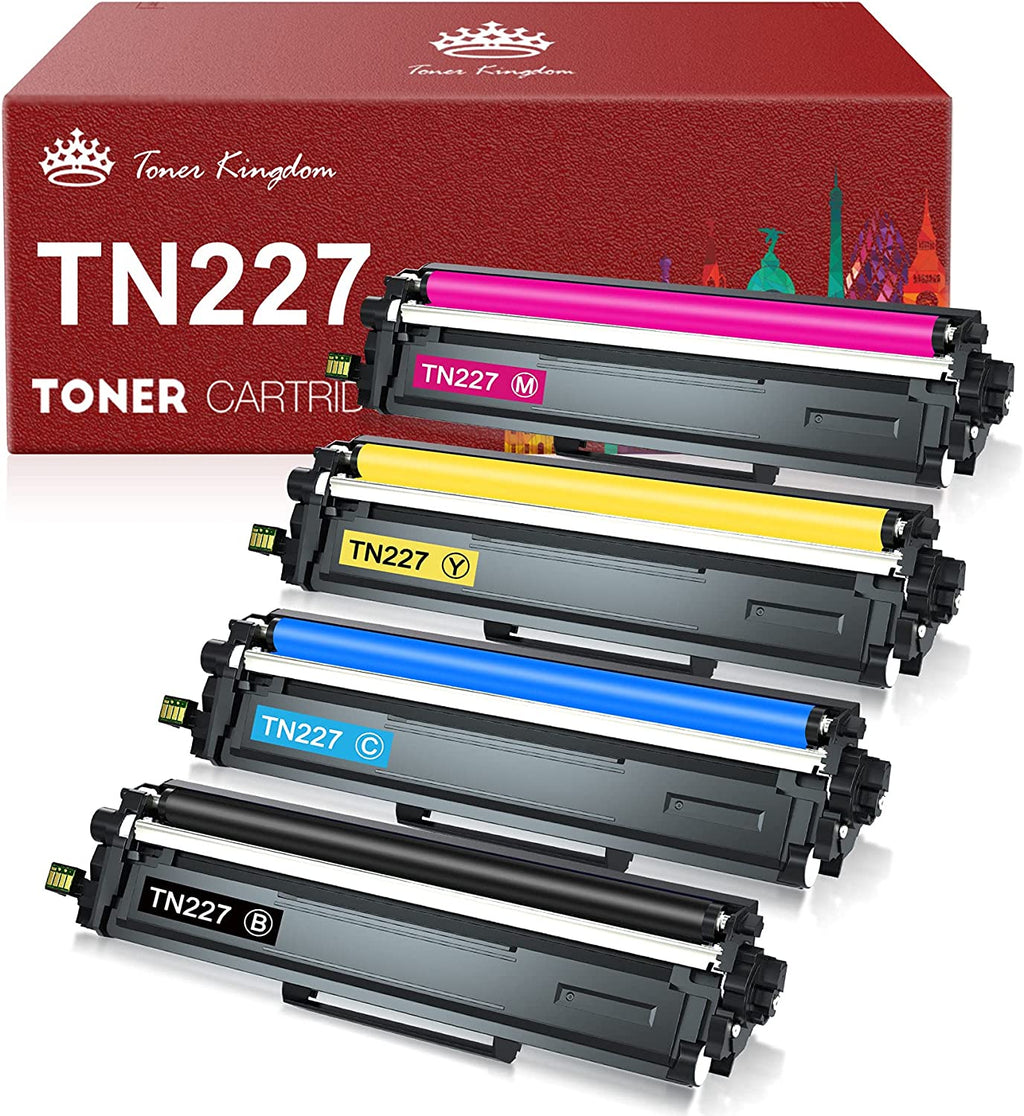 Compatible Cartridge Replacement for Brother TN227 TN-227 TN-227BK TN223 TN223BK for HL-L3210CW HL-L3290CDW HL-L3230CDW HL-L3270CD (Black Cyan Magenta Yellow)