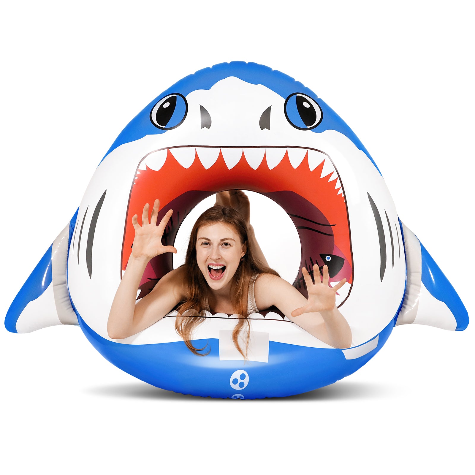Swimming Pool Floats Shark Float Water Inflatables Fun Raft Lounge Toys for Adults Kids Party Pool Beach