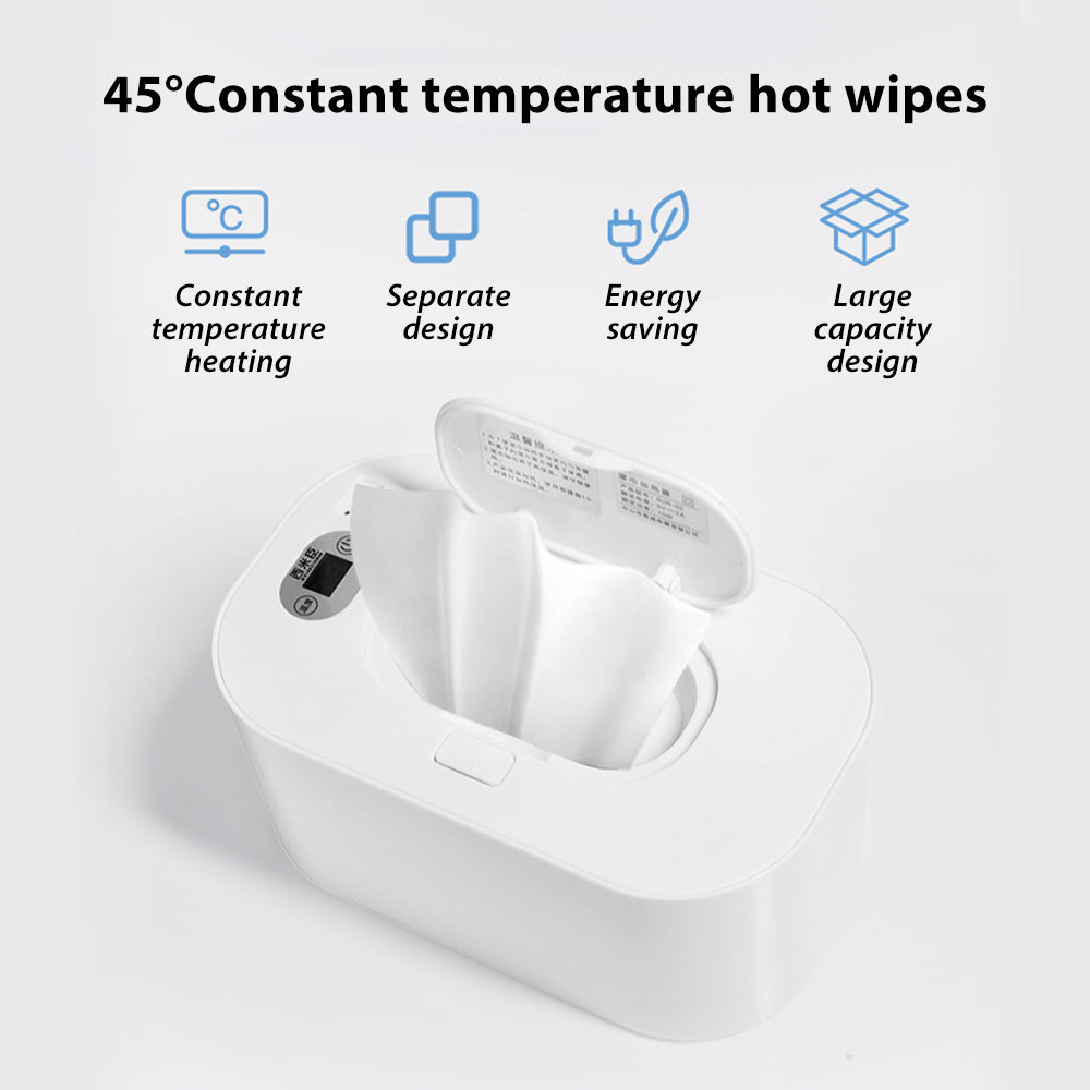 SWTROOM Baby Wipe Warmer Diaper Warmer Large Capacity Top Heating Portable Wipe Warmer Dispenser Holder - Infant, Newborn, Baby