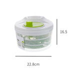 Salad Spinner, Vegetable Washer with Bowl, Anti-Wobble Tech, Lockable Colander Basket and Lid with Pull Cord - Lettuce Washer and Dryer