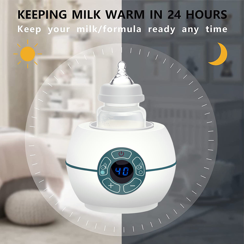 Bottle Warmer Fast Baby Food Heater Defrost with Smart Temperature Control for Breastmilk Formula Infant Complementary Food
