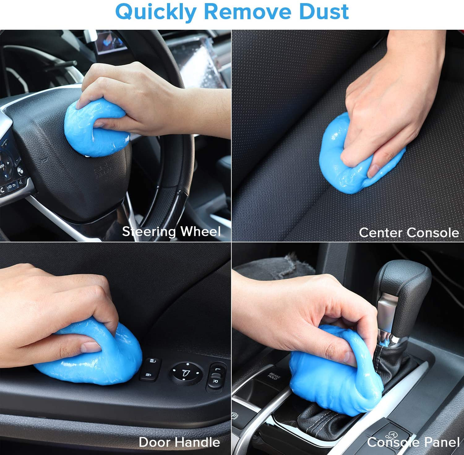 Car Cleaning Gel, Car Crevice Cleaner,Universal Auto Dust Keyboard Cleaner Automotive Interior Cleaning Sticky Mud Detail Tools for Laptop, Car Vent, Office Home