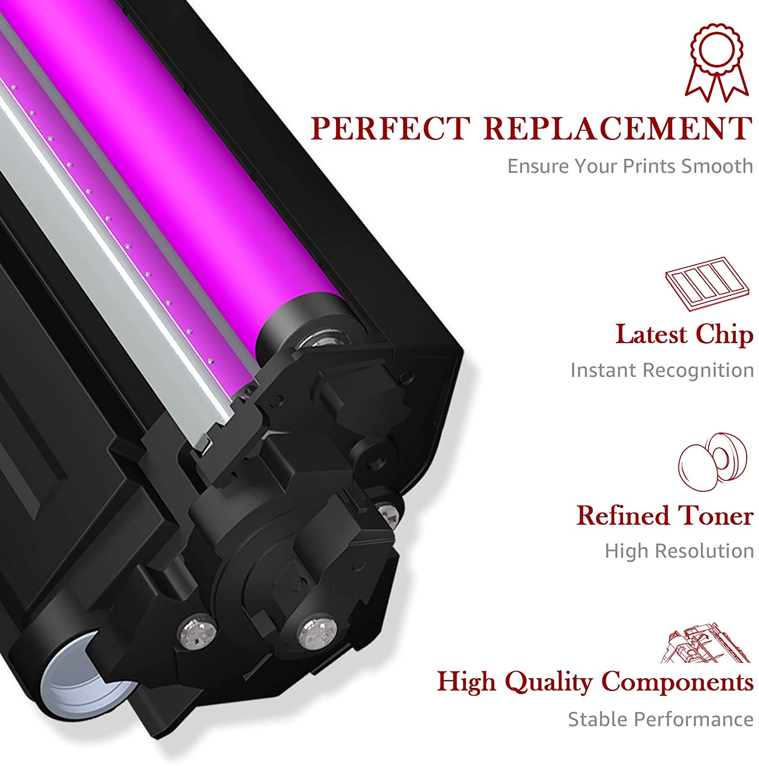 Compatible Cartridge Replacement for Brother TN227 TN-227 TN-227BK TN223 TN223BK for HL-L3210CW HL-L3290CDW HL-L3230CDW HL-L3270CD (Black Cyan Magenta Yellow)