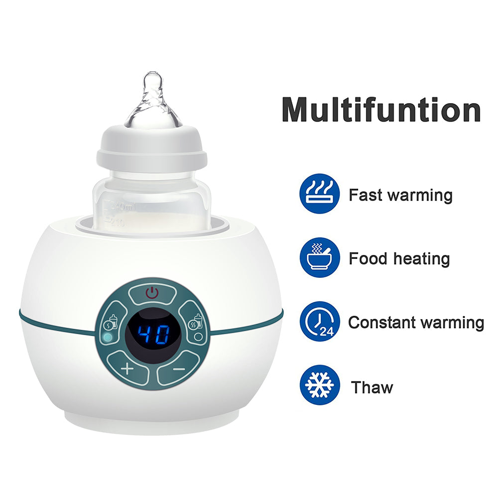 Bottle Warmer Fast Baby Food Heater Defrost with Smart Temperature Control for Breastmilk Formula Infant Complementary Food