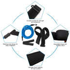 Swimming Belt Training Tether Swim Stationary Resistance Bungee Cords for Adults Kids