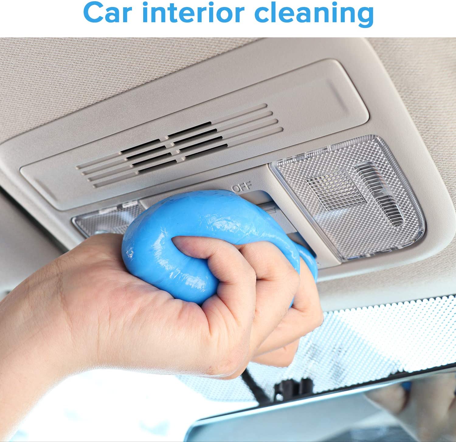 Car Cleaning Gel, Car Crevice Cleaner,Universal Auto Dust Keyboard Cleaner Automotive Interior Cleaning Sticky Mud Detail Tools for Laptop, Car Vent, Office Home