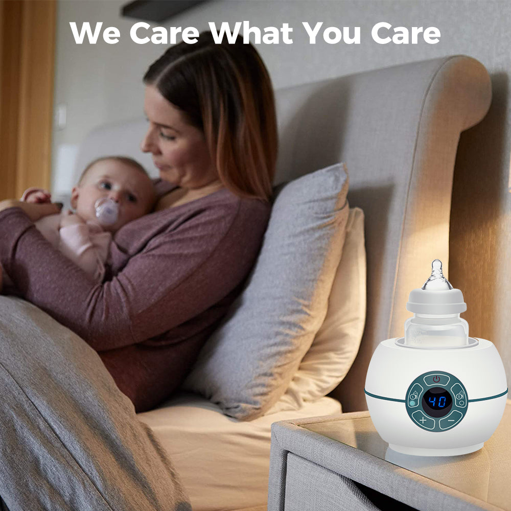 Bottle Warmer Fast Baby Food Heater Defrost with Smart Temperature Control for Breastmilk Formula Infant Complementary Food