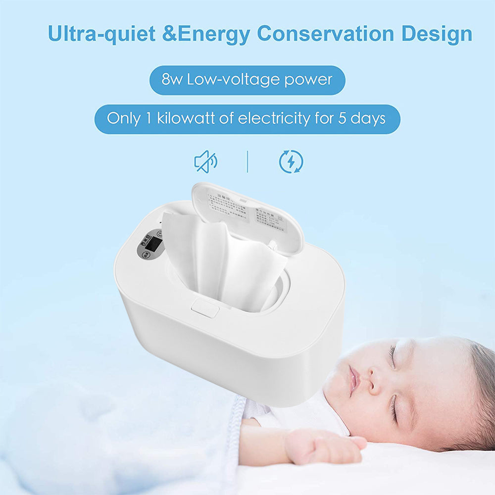 SWTROOM Baby Wipe Warmer Diaper Warmer Large Capacity Top Heating Portable Wipe Warmer Dispenser Holder - Infant, Newborn, Baby