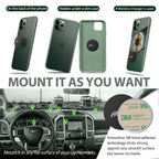 Car Phone Holder, Universal Dashboard Magnetic Phone Mount, 360° Rotation Super Strong Magnetic Phone Holder for Car Compatible with iPhone Samsung and More Phone Holder for Car