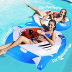 Swimming Pool Floats Shark Float Water Inflatables Fun Raft Lounge Toys for Adults Kids Party Pool Beach