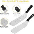 Swtroom Griddle Accessories Kit, 14Pcs BBQ Griddle Kit, Flat Top Grill Accessories for Outdoor Grill, Professional BBQ Grill Tools Set for Outdoor BBQ & Teppanyaki and Camping