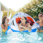 Swimming Pool Floats Shark Float Water Inflatables Fun Raft Lounge Toys for Adults Kids Party Pool Beach