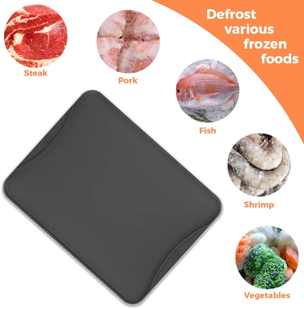 Defrosting Tray for Thawing Tray Frozen Meat Rapid Fast Defrosting of Frozen Foods Premium Quality Defrosting Plate