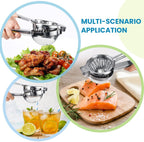 Lemon Squeezer Stainless Steel 304 Hand Press Juicer Manual Citrus for Juicing Lemon ＆ Limes, Vegetables