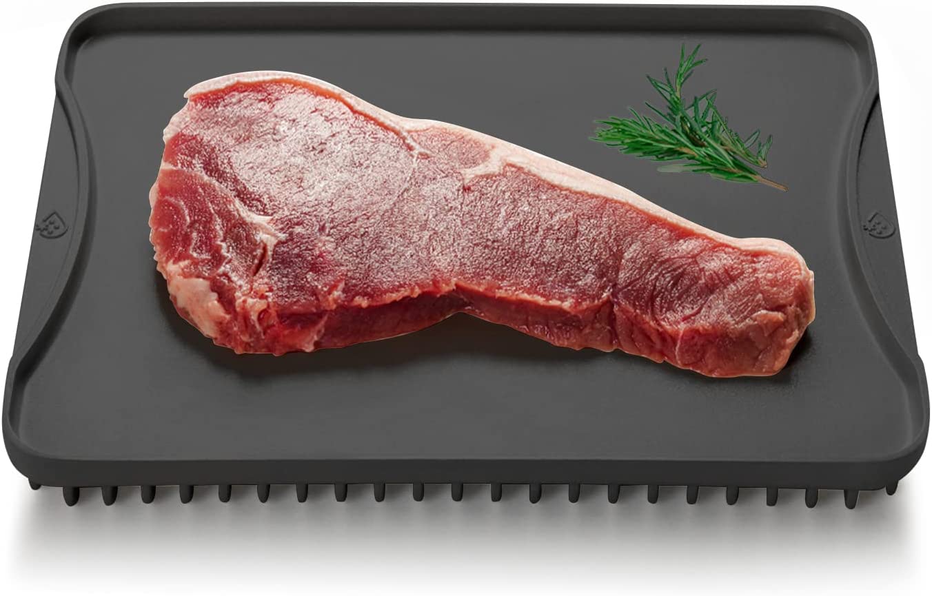 Defrosting Tray for Thawing Tray Frozen Meat Rapid Fast Defrosting of Frozen Foods Premium Quality Defrosting Plate