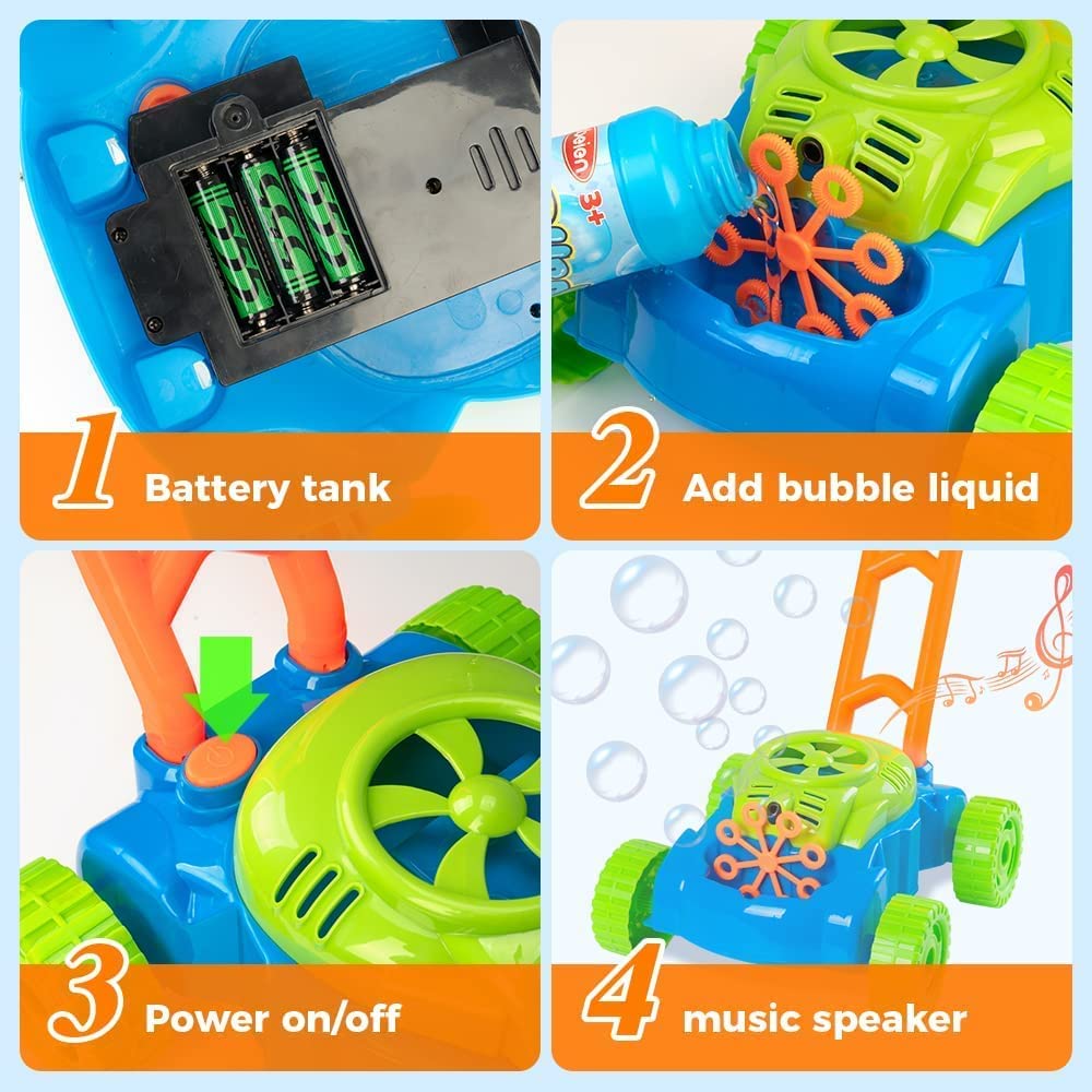 Bubble Machine Toy For Kids, Children- Kids Party Toys- Bubble Blower- Birthday Party Games- Outdoor Play- Indoor Party Birthday