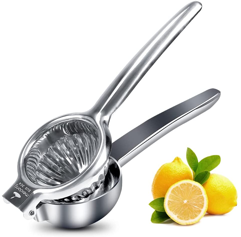 Lemon Squeezer Stainless Steel 304 Hand Press Juicer Manual Citrus for Juicing Lemon ＆ Limes, Vegetables