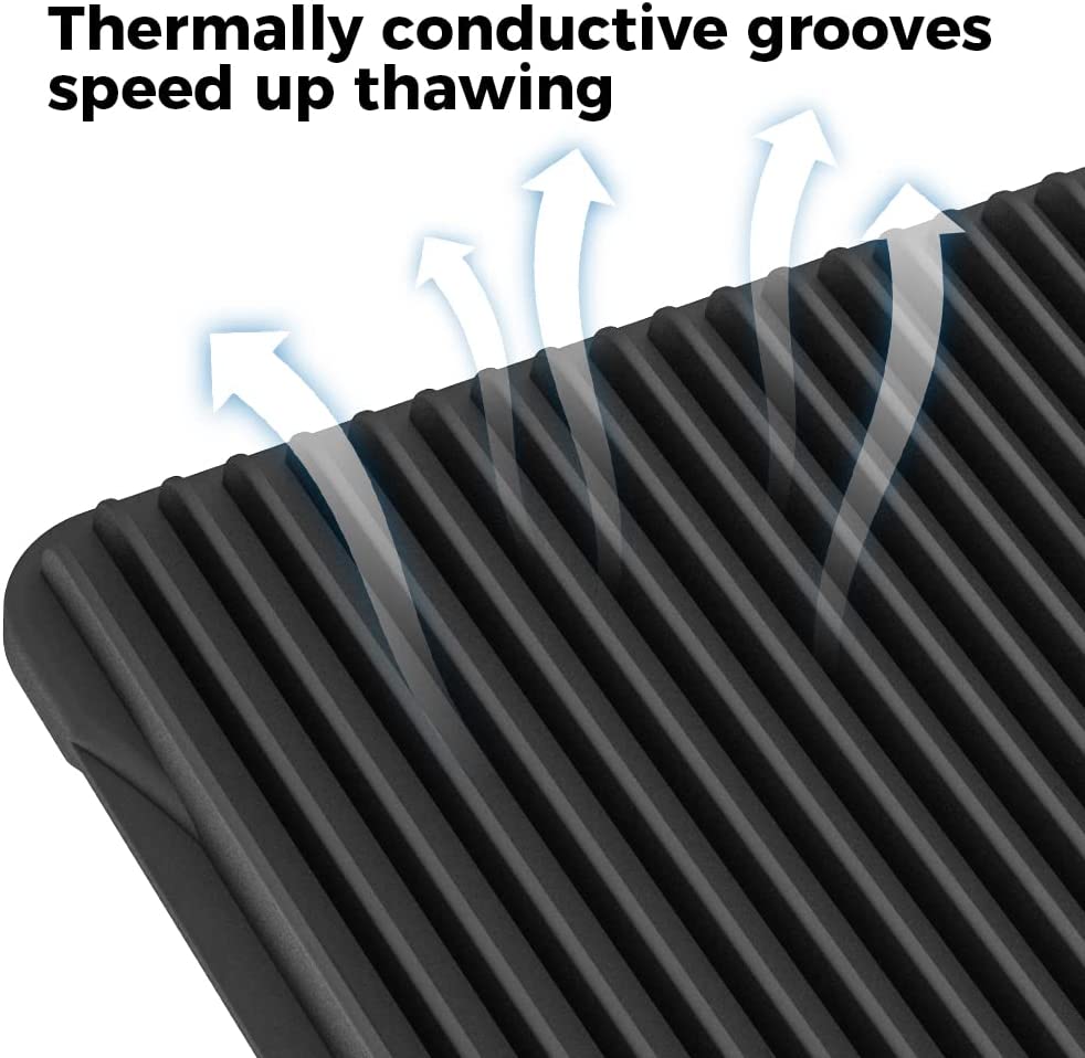 Defrosting Tray for Thawing Tray Frozen Meat Rapid Fast Defrosting of Frozen Foods Premium Quality Defrosting Plate