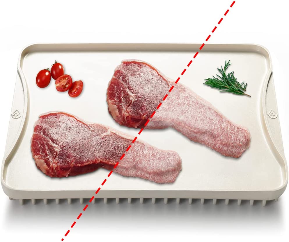 Aluminum Alloy Defrosting Tray for Thawing Frozen Meat Rapid Thawing Plate Fast Thawing Tray Defrost Plate Board