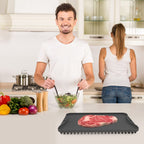Defrosting Tray for Thawing Tray Frozen Meat Rapid Fast Defrosting of Frozen Foods Premium Quality Defrosting Plate