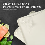 Aluminum Alloy Defrosting Tray for Thawing Frozen Meat Rapid Thawing Plate Fast Thawing Tray Defrost Plate Board