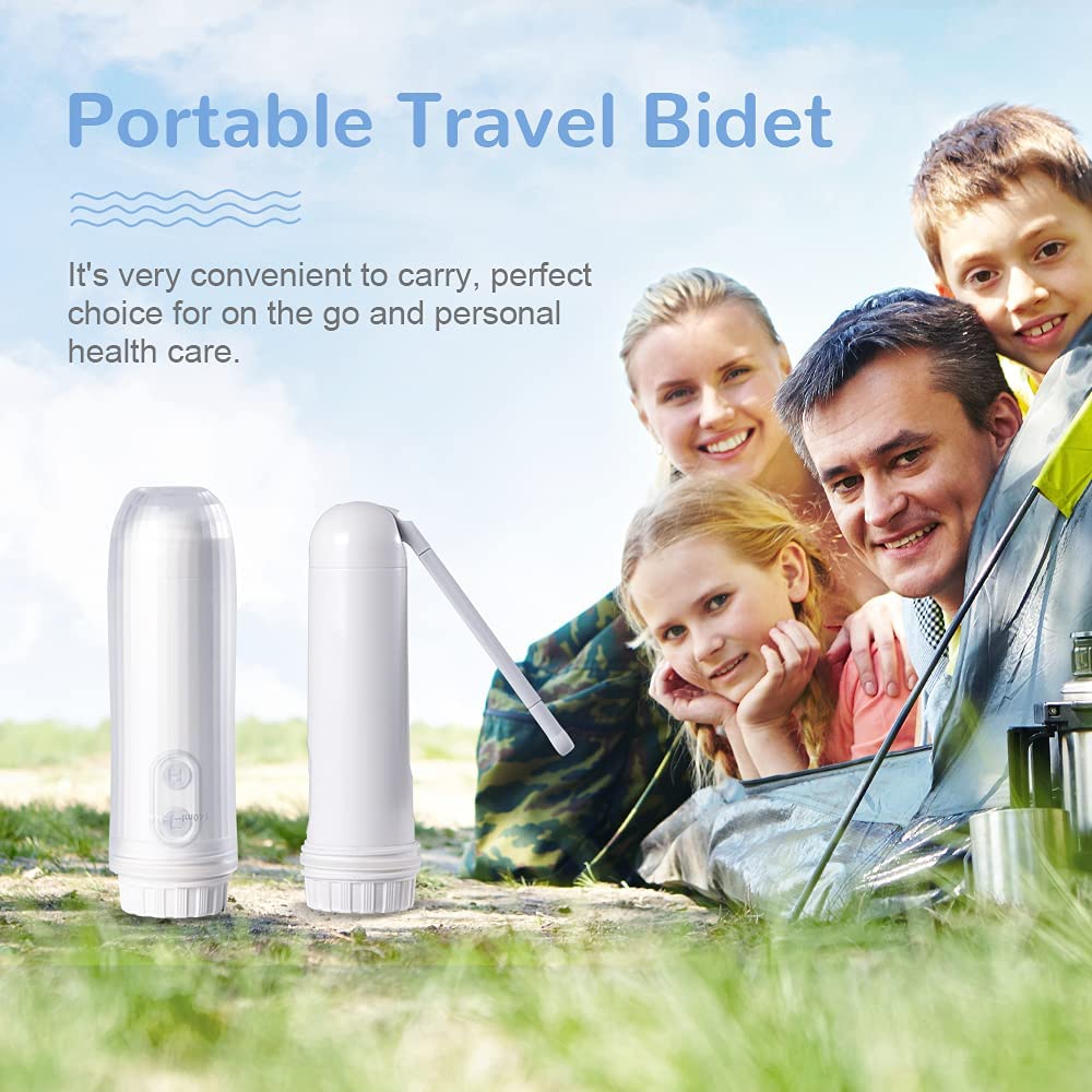 Portable Bidet, Travel Electric Bidet Bottle Sprayer for Personal Hygiene Cleaning, Baby Care, Soothing Postpartum Care