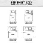 Swtroom Bedding Queen Bed Sheets Set - 4 Piece Bedding - Brushed Microfiber - Shrinkage and Fade Resistant - Easy Care (Queen, Grey)