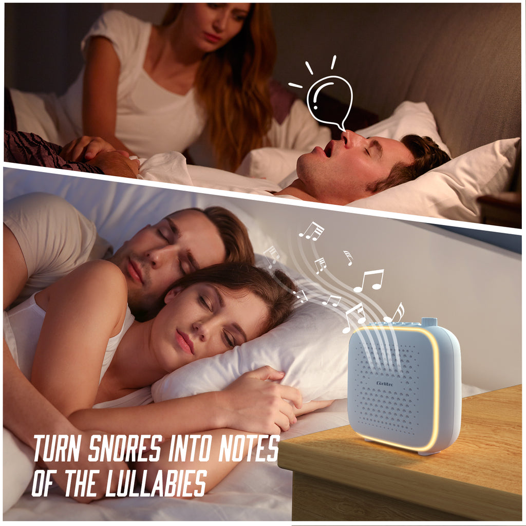 Corlitec White Noise Machine with Night Light, High Fidelity Sound Machine with 39 Sleep Soundtracks for Sleep & Relaxing, Compact Sleep Machine with Timer for Home, Nursery, Office, and Travel