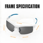 Polarized Sports Sunglasses for Men Women Driving Unbreakable Shades