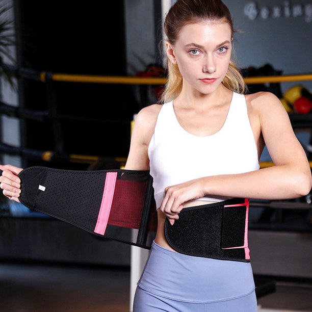 Waist Trimmer for Women Men Sweat Band Waist Trainer Belt, for Fitness Weight Loss and Back Support