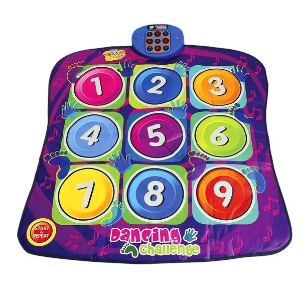 Children's Game Dance Pad with Adjustable Volume, Suitable for Children Aged 3-8 and Above