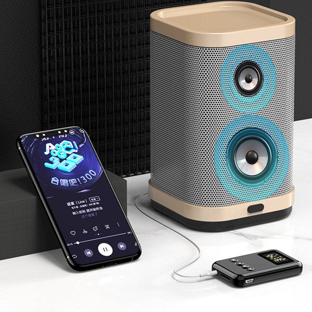 Bluetooth 5.0 Transmitter and Receiver, 2-in-1 Wireless Adapter