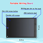 LCD Writing Tablet SWTROOM Doodle Board 8.5 in Colorful Drawing Pad for 3 4 5 6 7 Year Old Girls Boys Black