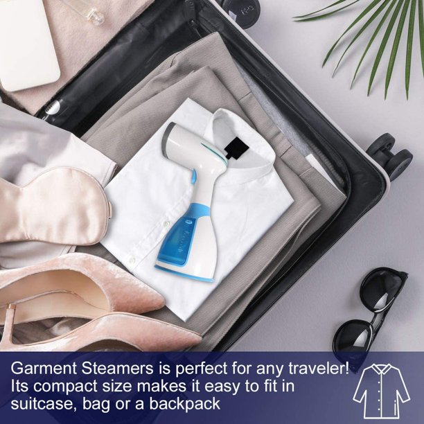 Handheld Garment Steamer Portable Fabric Steamer 280ml Big Removable Water Tank Vertical Fast Heat-up Horizontal Steam Dual-Use Clothes Fabric Wrinkles Steamer for Travel Home Christmas Decor