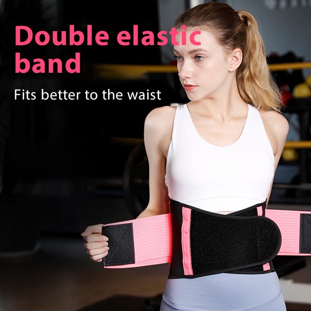 Waist Trimmer for Women Men Sweat Band Waist Trainer Belt, for Fitness Weight Loss and Back Support